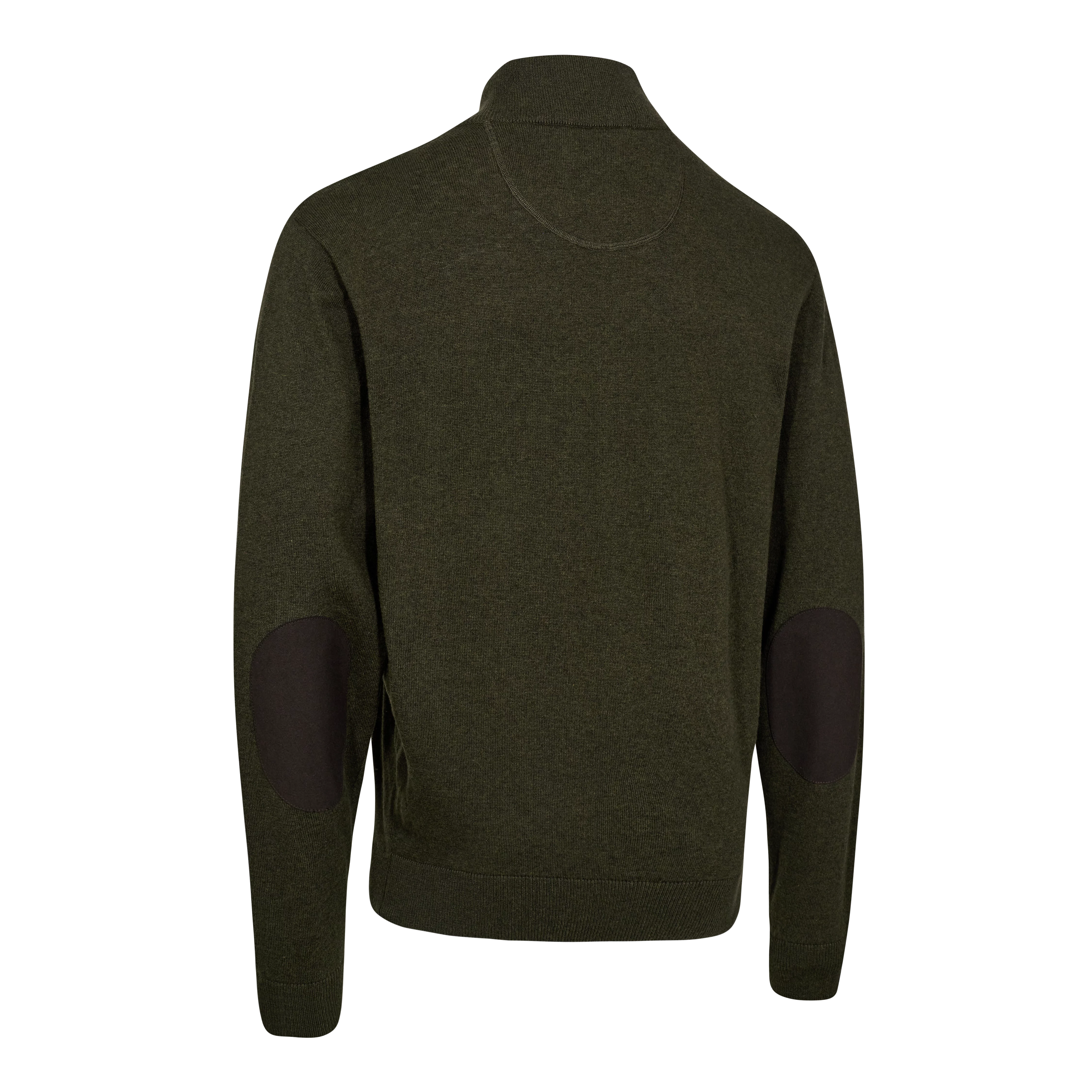 Harrington 1/2-zip gebreide trui - Forest Ember Melange, afbeelding 2 van 2
