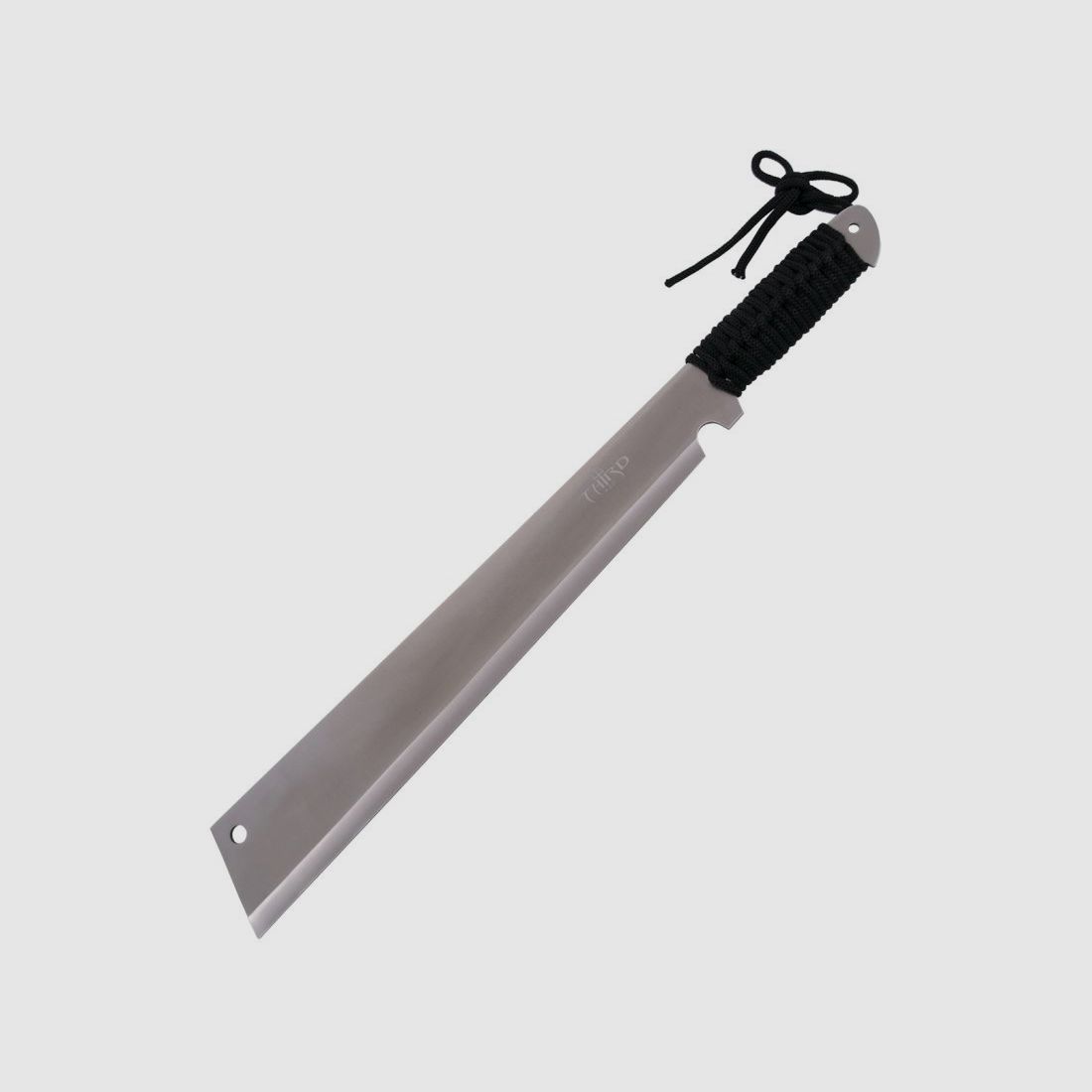 Machete with stainless steel blade
