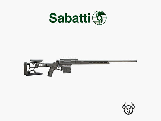 Rifle de Cerrojo SABATTI STR Sport II Black-Rosca 5/8″x24- F Class Hand Guard-6,5 Creedmoor-710-4+1