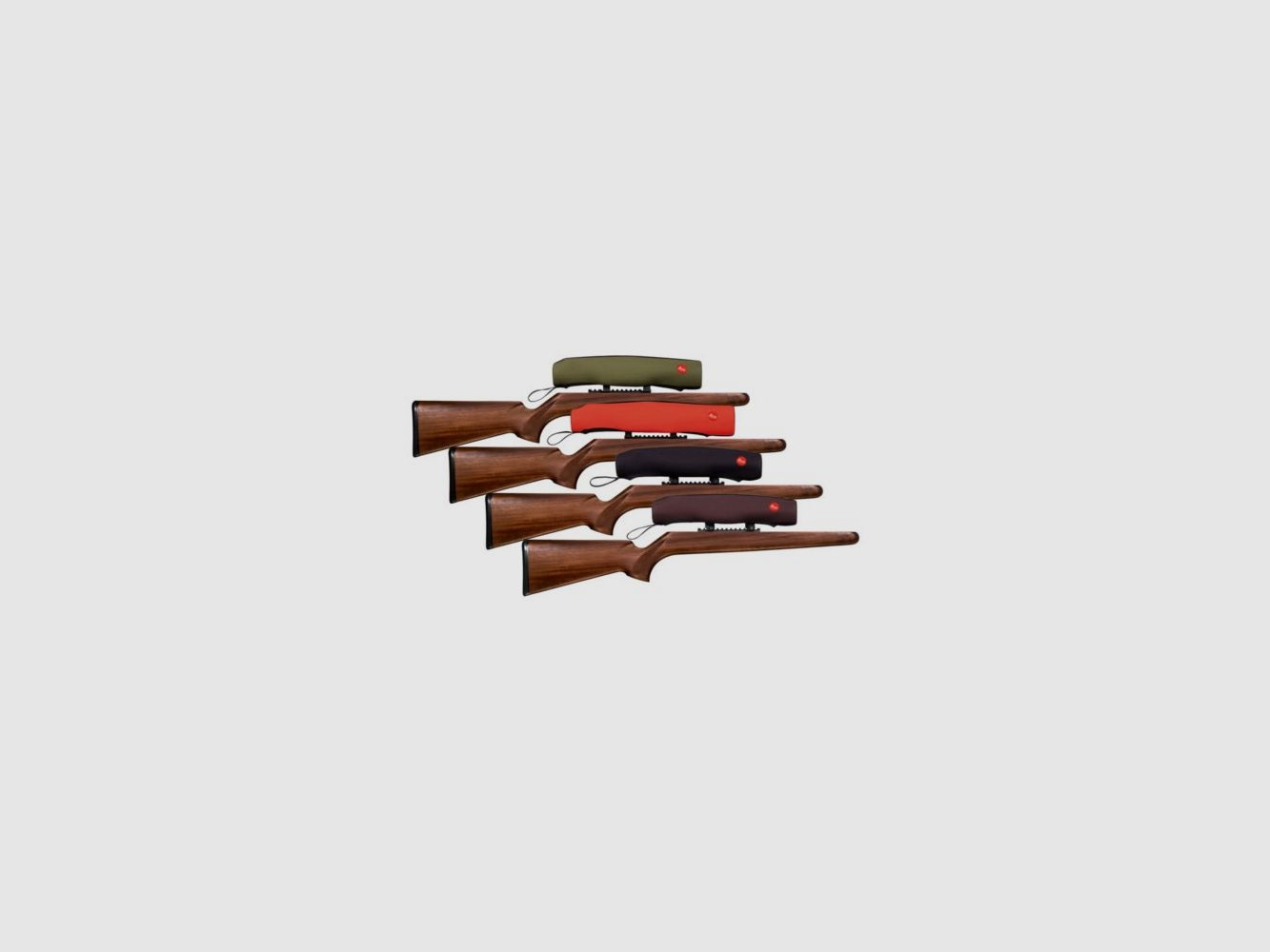 Custodia in neoprene leica per cannocchiali da carabina, misura S, arancio, immagine 1 di 2