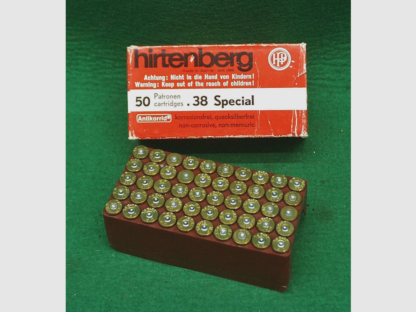 Hirtenberg HP bossoli .38 Special, usati