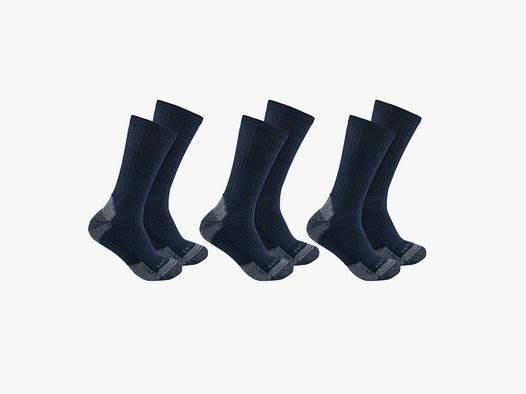 Carhartt Crew Socks 3-Pack Men Navy XL