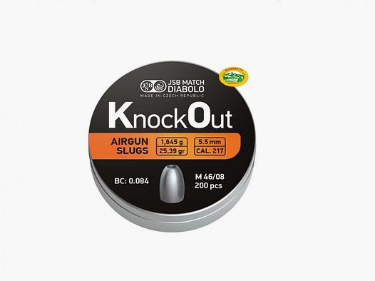 JSB Geschosse KnockOut Slug Kal.5,5 - gr.1,645
