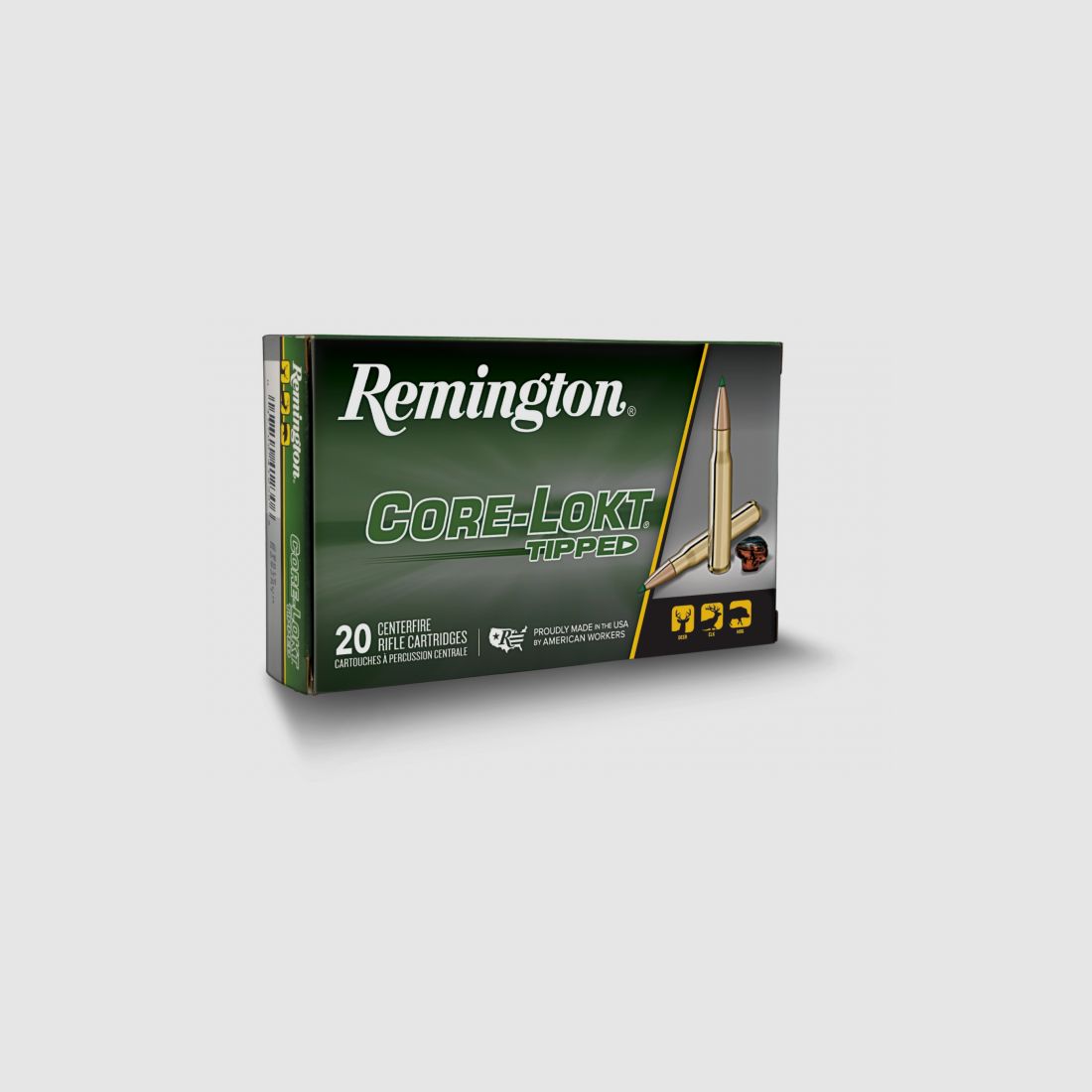 BOITE DE 20 CARTOUCHES REMINGTON 30-06 165 GR CORE-LOCK TIPPED