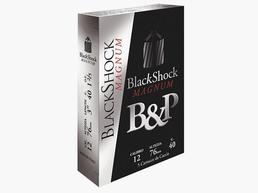 BASCHIERI & PELLAGRI BLACK SHOCK KAL 12/76 40 GRAMÓW