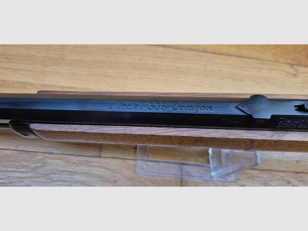 Rarissima carabina a leva Marlin 336 Modello » Octagon » – Cal. .30-30 – Raro marchio « JM » – Armi di qualità Marlin prima del fallimento! – Superba lavorazione del 1972 con canna pesante ottagonale – Solo 2.414 esemplari! – Regolazioni da sogno – Assoluto oggetto da collezione! Eccellente stato! – TBE++, immagine 31 di 40