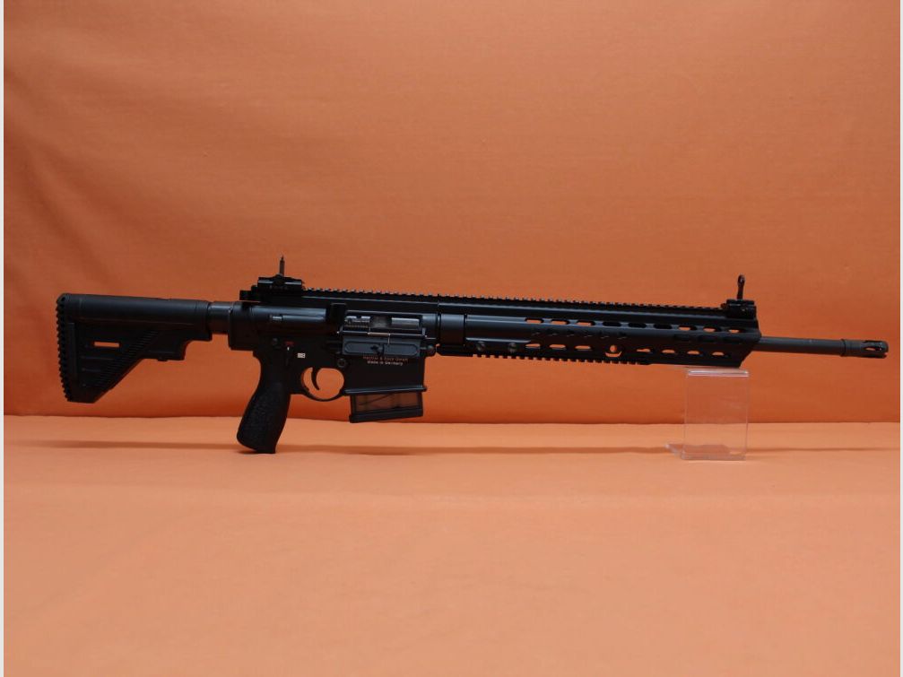 Heckler&Koch Ha. Fucile .308Win Heckler&Koch/H&K MR308 A3 20" canna nera HKey, sistema a pistone a gas HK417/G28