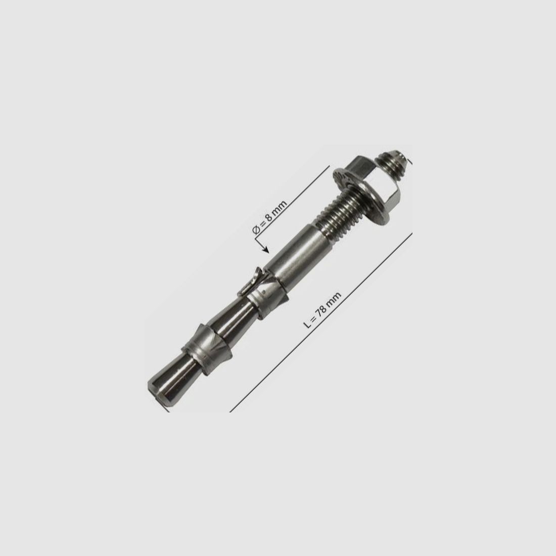 RAUMER HANG FIX INOX M8L
