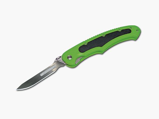 Cuchillo de bolsillo Piranta-Bolt Shock Green