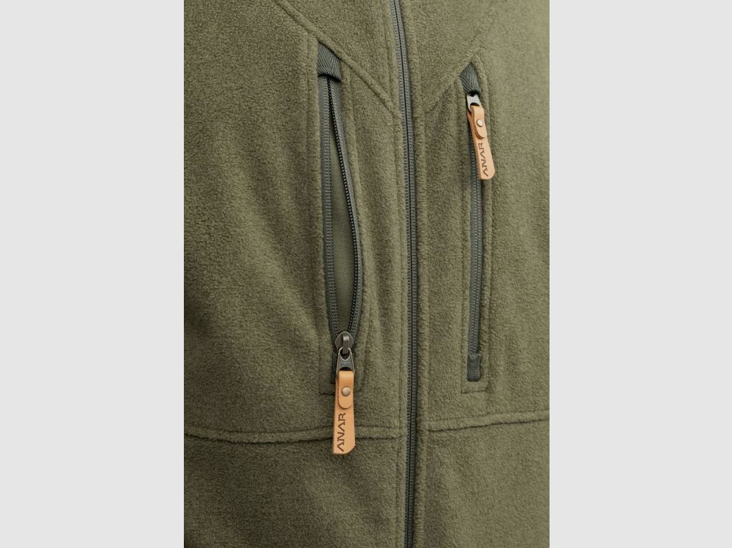 ANAR Herren Fleecejacke Uhkku Pro grün Grün S