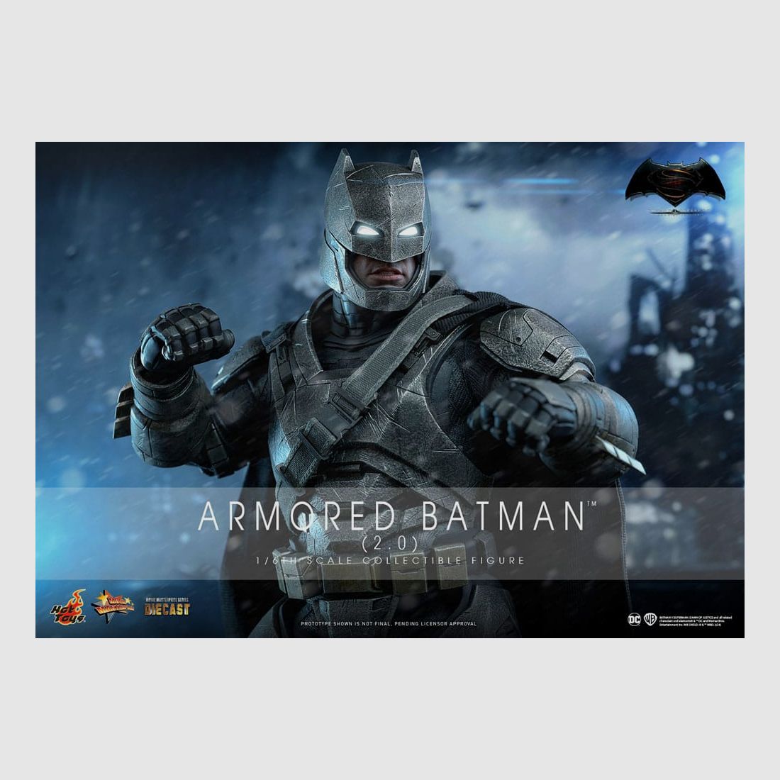 Batman v Superman: Dawn of Justice Movie Masterpiece Actionfigur 1/6 Armored Batman 2.0 33 cm | 43204