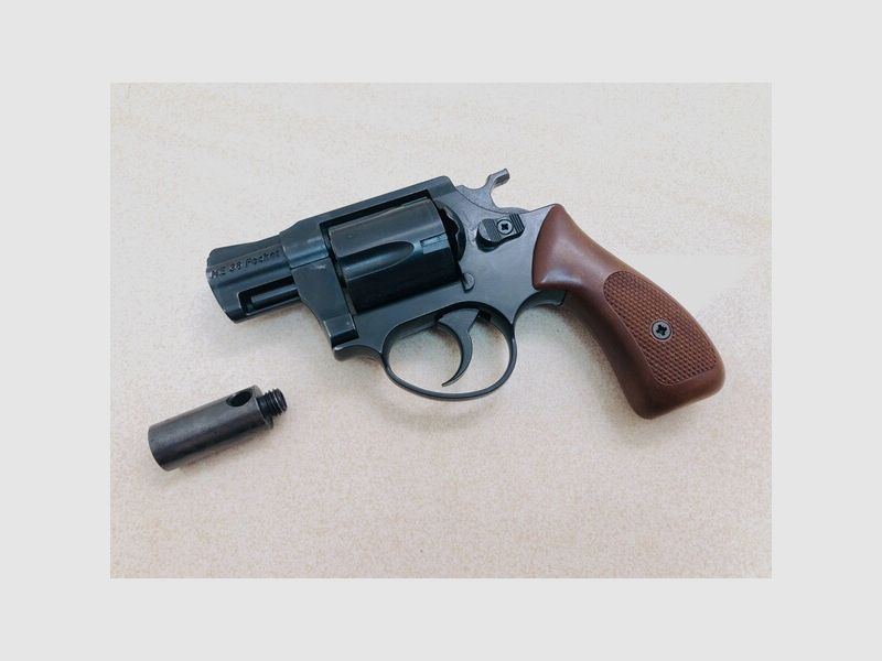 ••• Revolver ME 38 Pocket / Brüniert / Kaliber 9mm Knall - Zubehör •••