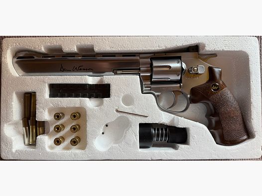 Dan Wesson 8 Zoll 4,5mm BB Silber Co2