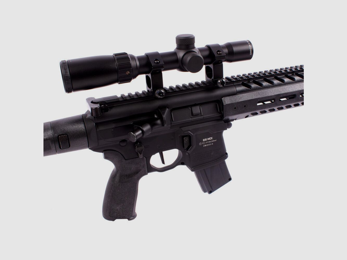 Sig Sauer	 MCX Gen2 CO2 Gewehr NBB SET 4,5mm Diabolo BLK +1-4x24 ZF