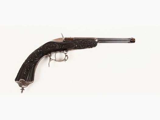 Pistola de salón Mangeot Bruselas ca. 1860 Artículo 10437