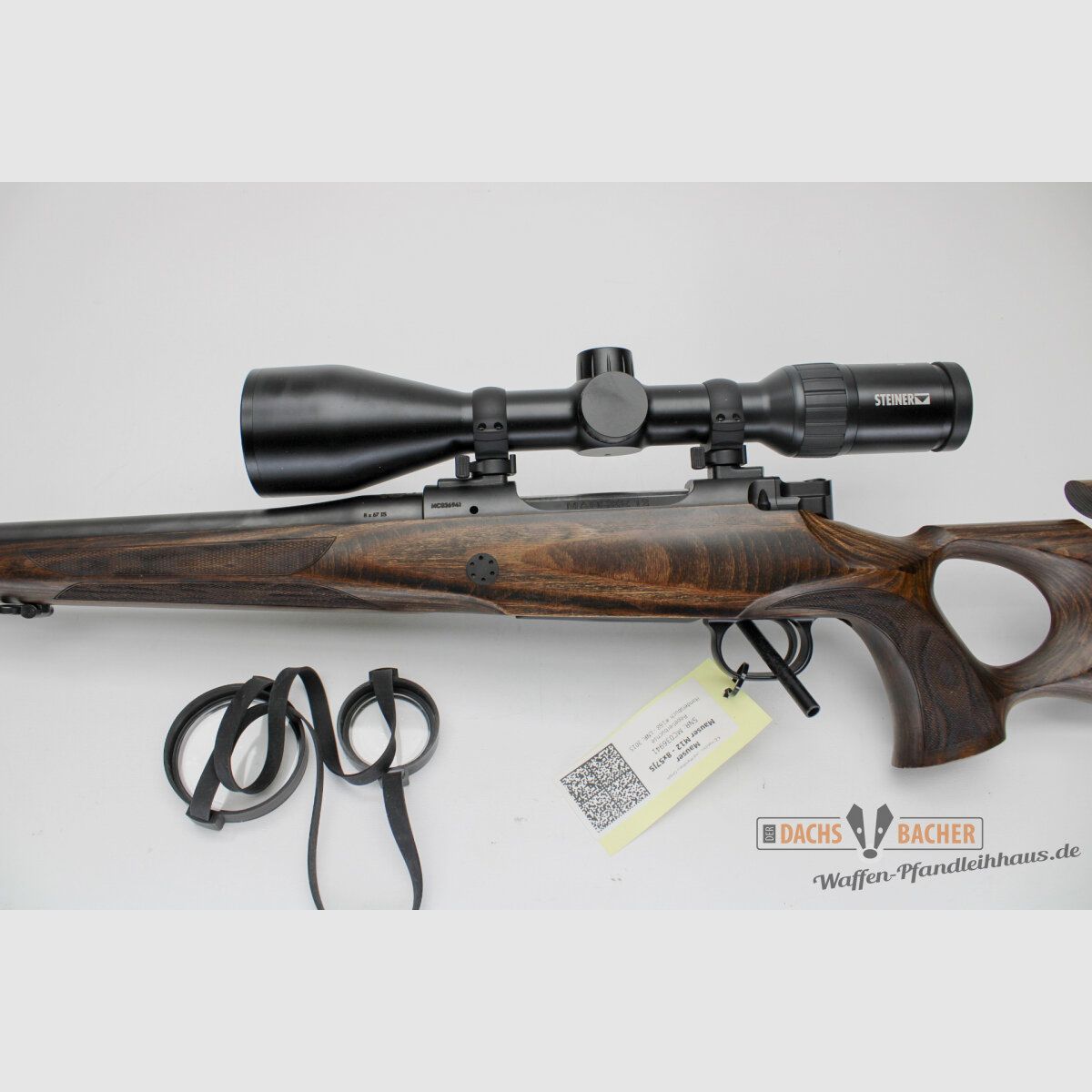 Fucile a ripetizione Mauser M12 MAX Cal. 8x57 JS con Steiner 3-12x56 e silenziatore