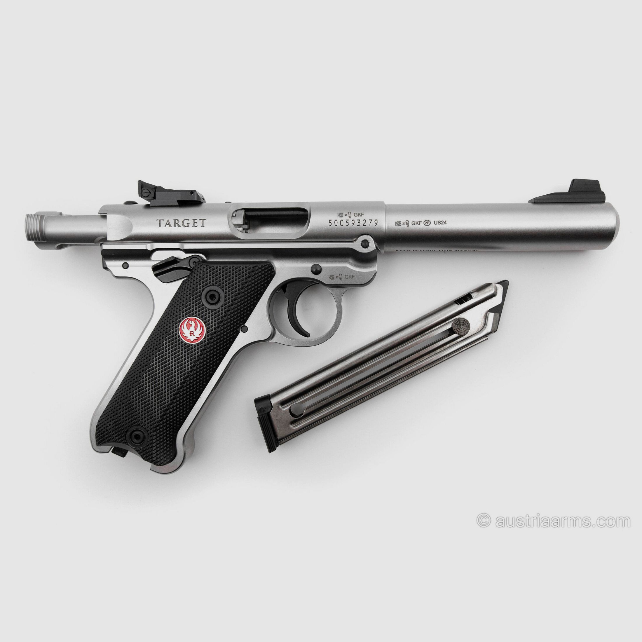 Ruger Mark IV Target Stainless, .22LR, image 2 of 4