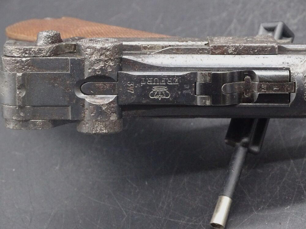 Erfurt 1913 P08 / P04 Marine / 150mm Lauflänge Kaliber 9mm Luger P08 mit 150mm Lauf / P04