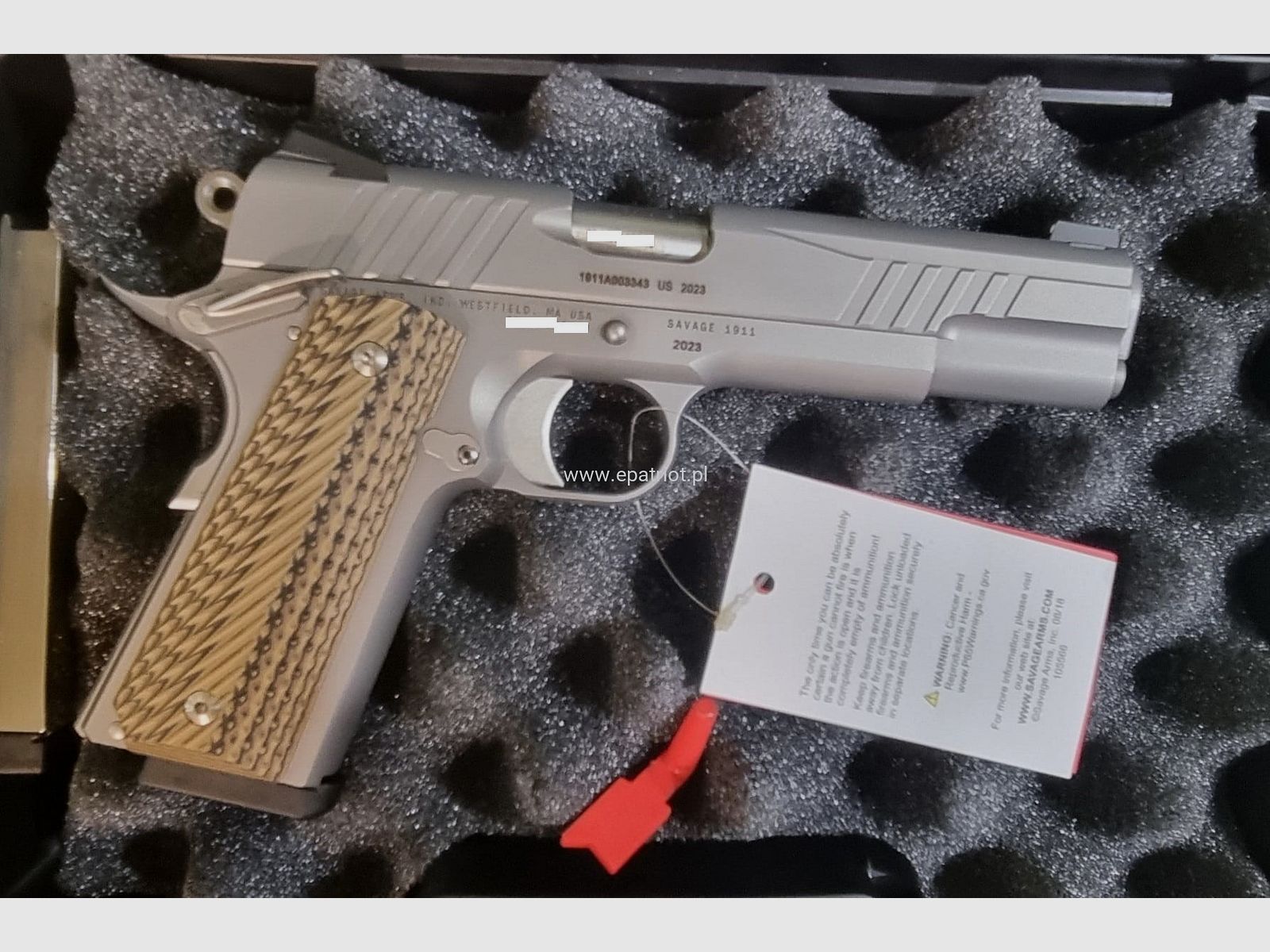 Pistolet Savage 1911 Stainless kal. 45ACP lub 9mm