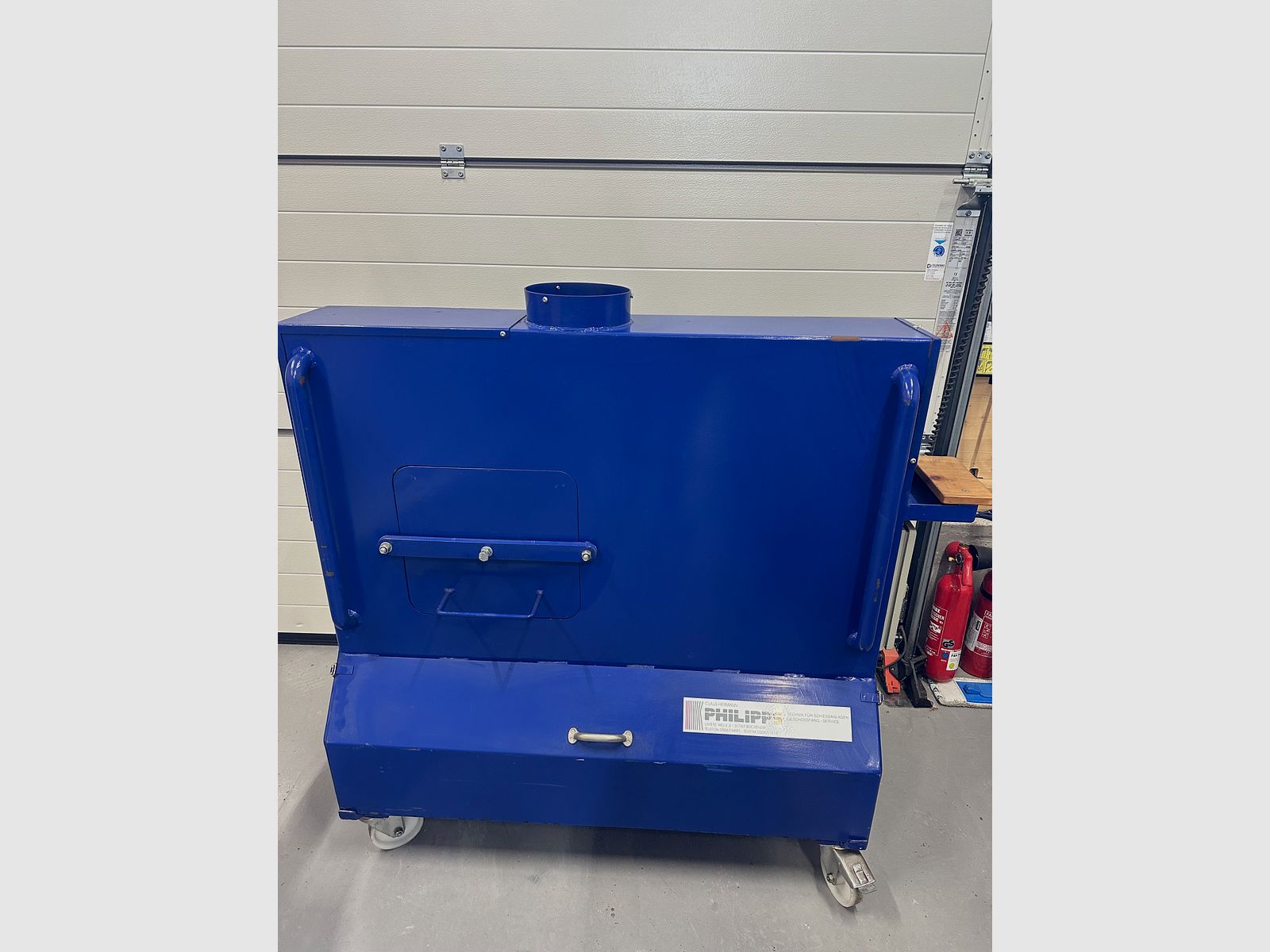 Schussfang Geschossfang 7000 Joule Prüfstand