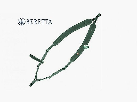 BERETTA Cinghia imbottita a zaino porta fucile o carabina verde SL211