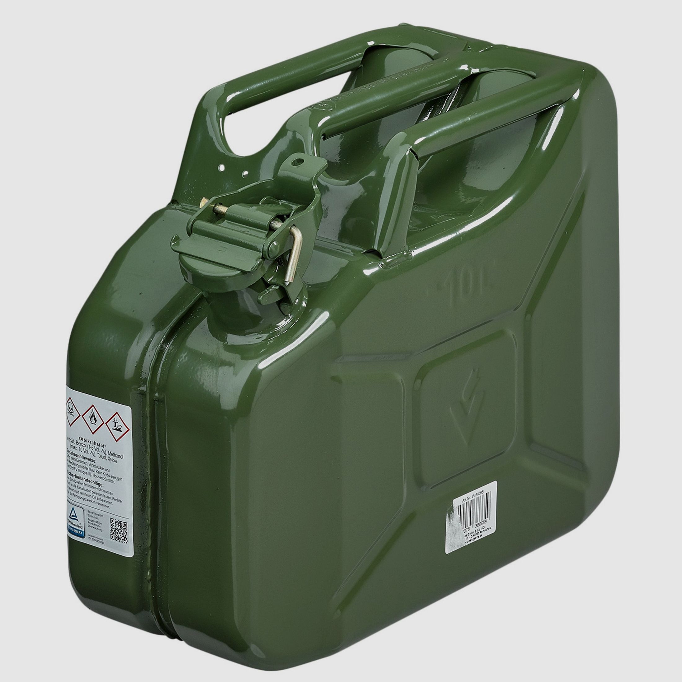 Tanica in acciaio da 10 l