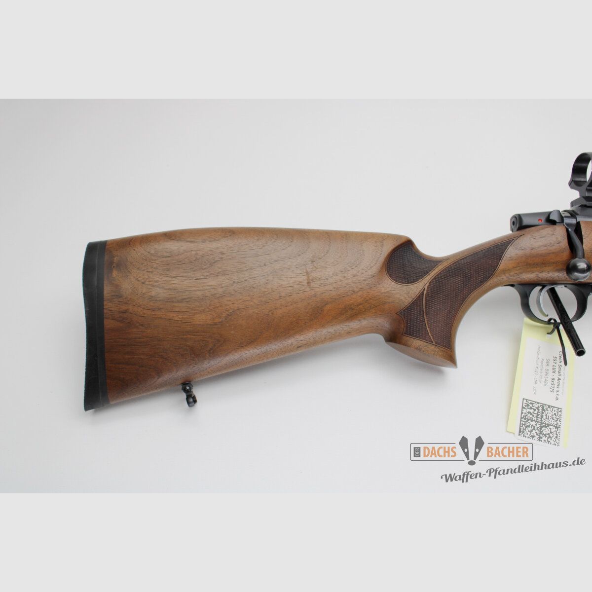 Rep. Büchse CZ 557 LUX Kal. 8x57 Mündungsgewinde mit Schiene und 30er Ringen, Bild 5 von 8