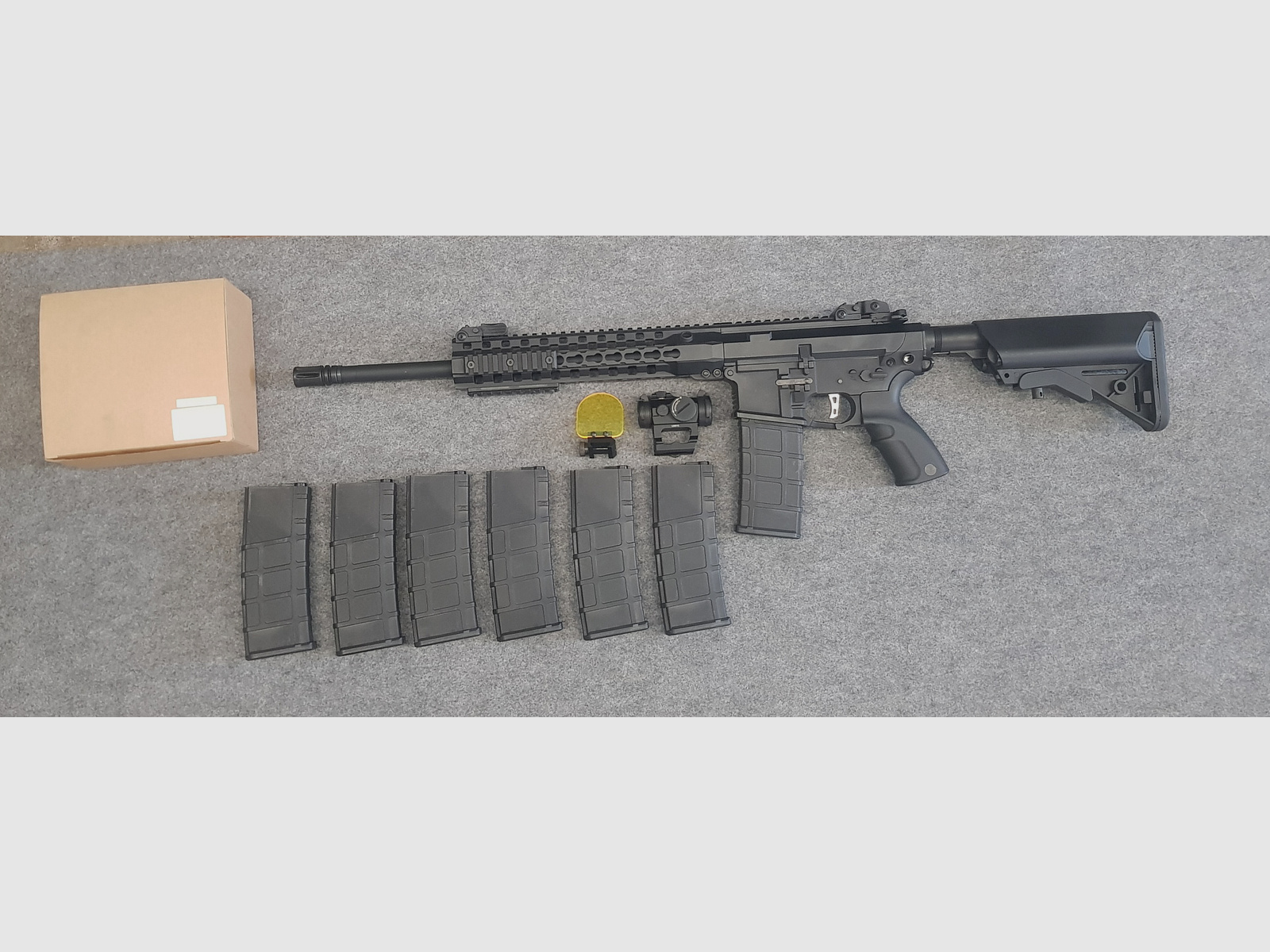 Neuwertig Begadi HW4 Deluxe  S-AEG Metall Gear Softair Gewehr   ab 18 Jahre 6mm BB kein Classic oder Premium