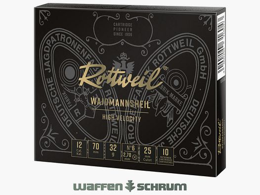 Rottweil Waidmannsheil HV Streu 12/70 2,7mm - 32g