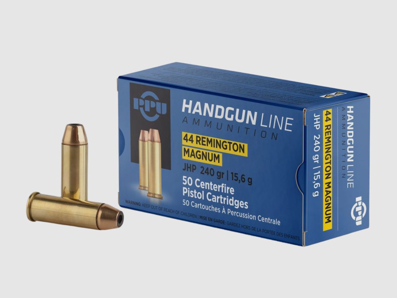 PPU .44 Mag. 240gr 15.6g JHP