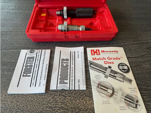 Forster – Benchrest-Matrizensatz – .223 Rem – 2-teilig – volle Länge