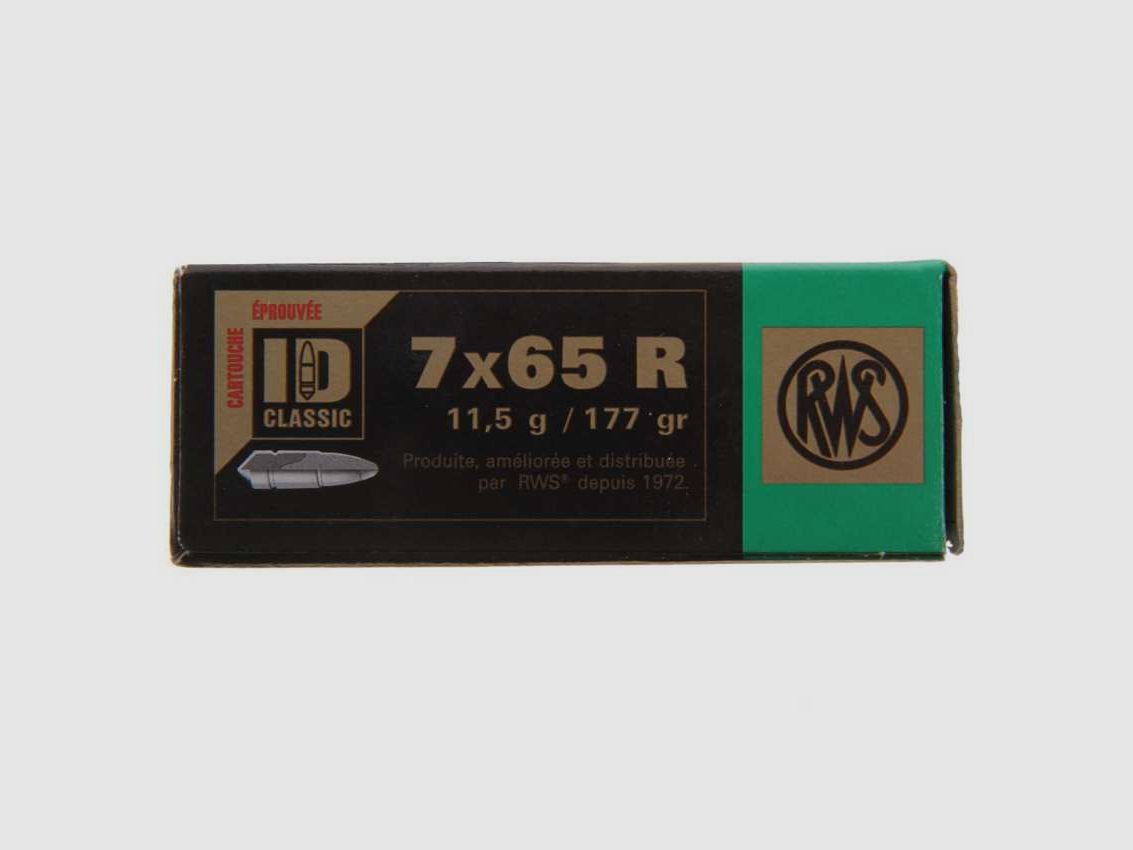 Büchsenpatronen RWS ID Classic 7x65R 11,5g,177gr !!!