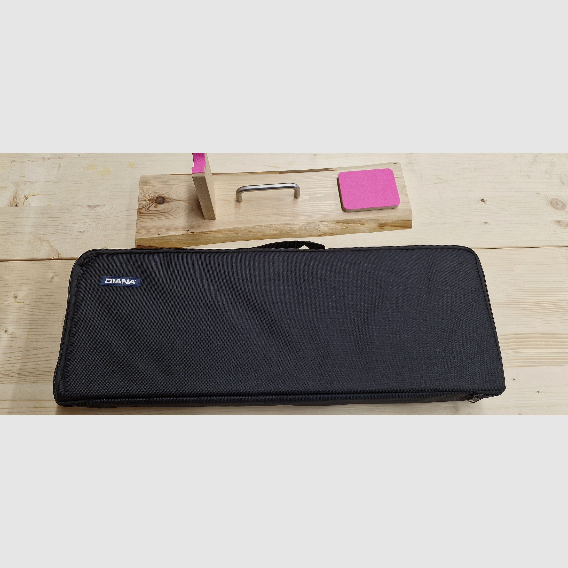 Pistola de aire comprimido Diana Bandit, aire comprimido, cargador, silenciador - con bomba de aire, soporte, diabolo de 4,5 mm, soporte, accesorios