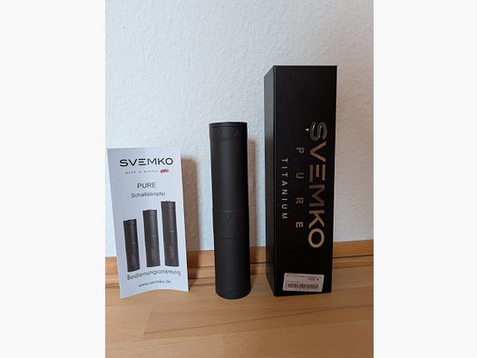 Svemko Pure L Schalldämpfer 8x57IS, quick mount, neuwertig mit Garantie 