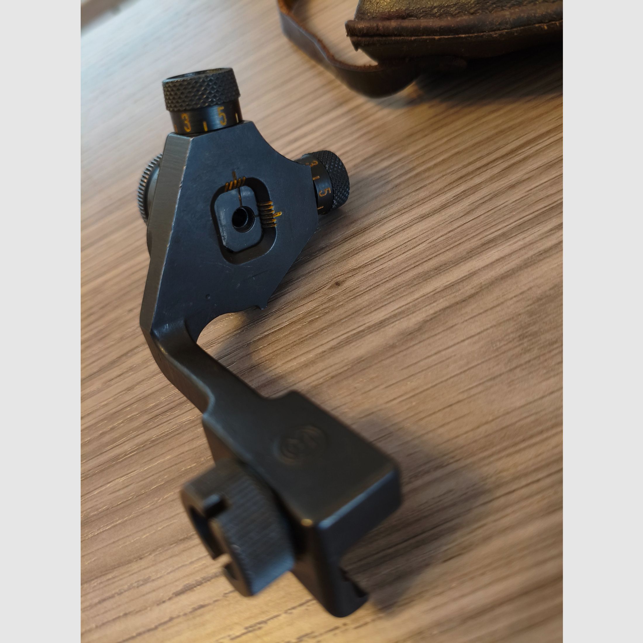 Komplettset Diopter K31 + Irisblende + verst. Ringkorn + Schutzkappen, Bild 6 von 6