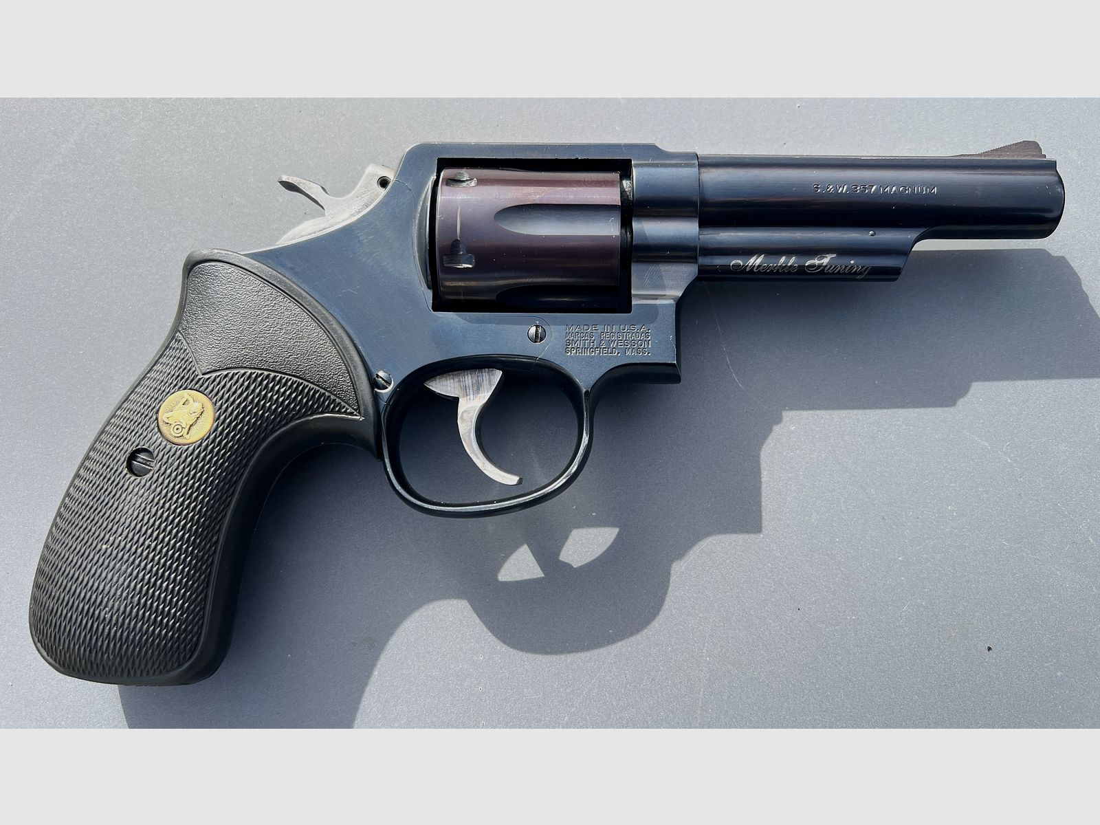 Smith & Wesson Mod. 19‑P – 4" Lauf – SONDERMODELL inkl. Merkle Tuning – Originalbox & Papiere – Sammlerstück (kein schwerfälliger S&W 686, Colt, Taurus, Ruger), Bild 2 von 6