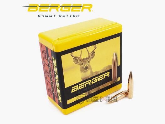 100 Ogives BERGER Cal 7mm 168gr Classic Hunter
