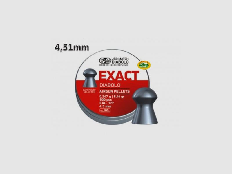 JSB Geschosse EXACT DIABOLO Kal. 4,51 mm - 0,547 gr