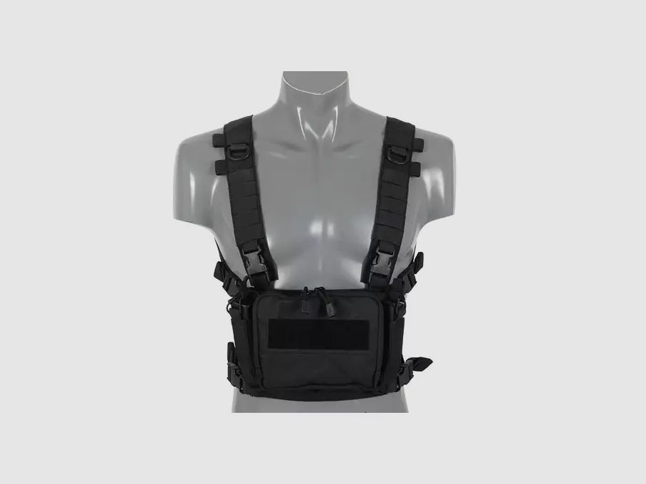Compact Multi-Mission Chest Rig - Black, Buckle Up (8FIELDS)