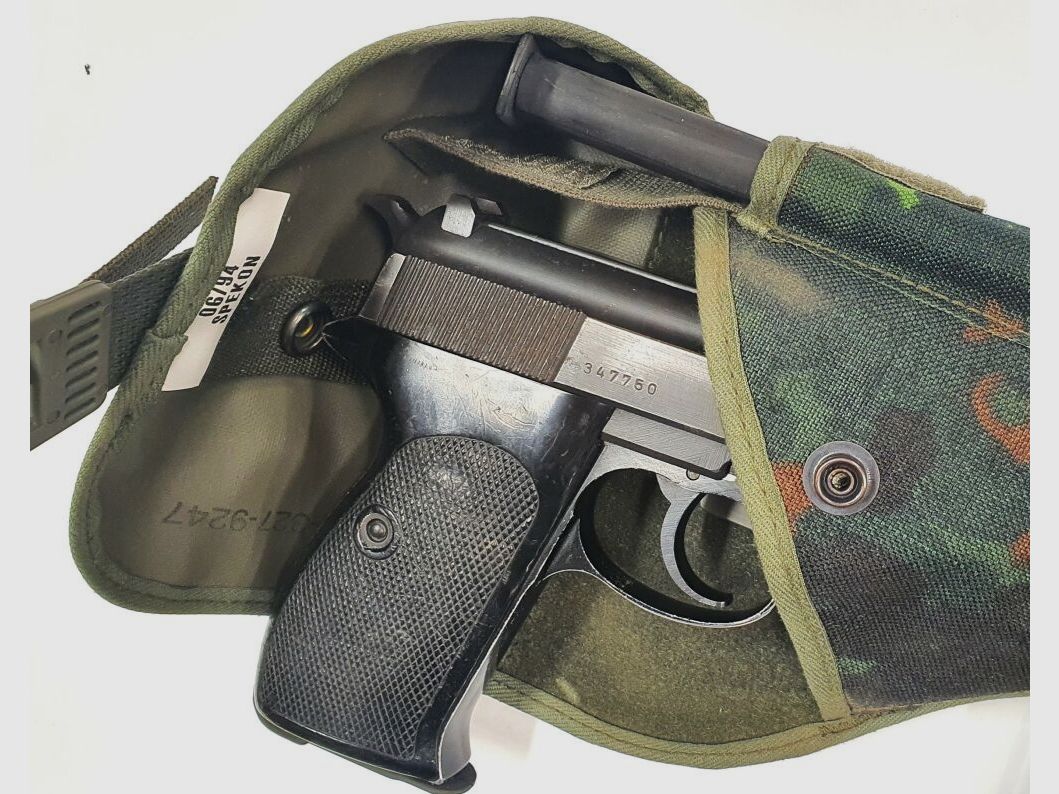 Fábrica de armas Walther Ulm Donau P38 Incl. accesorios