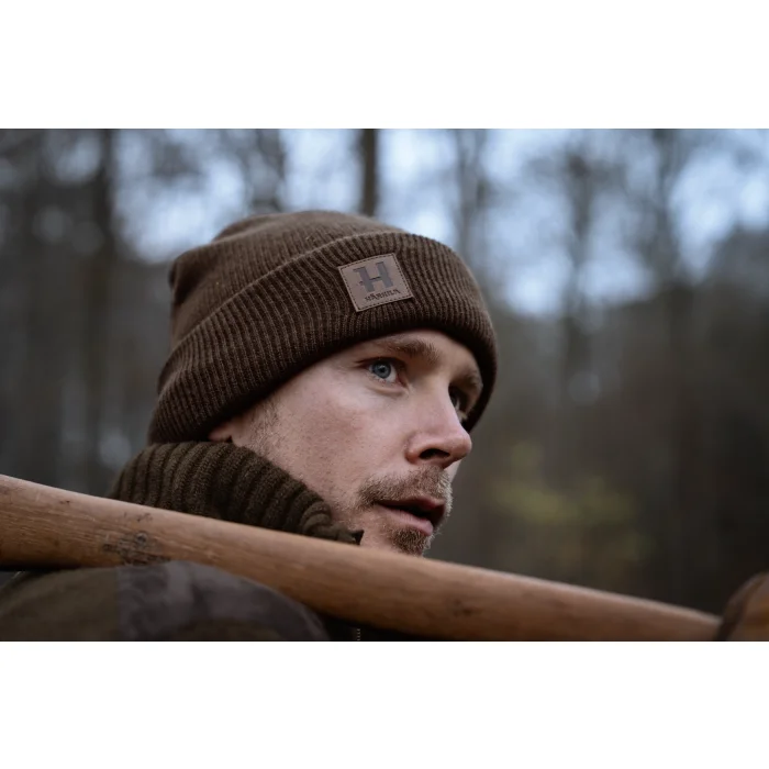 Czapka Harkila Annaboda WSP knit beanie - Demitasse brown (111991016), zdjęcie 4 z 5