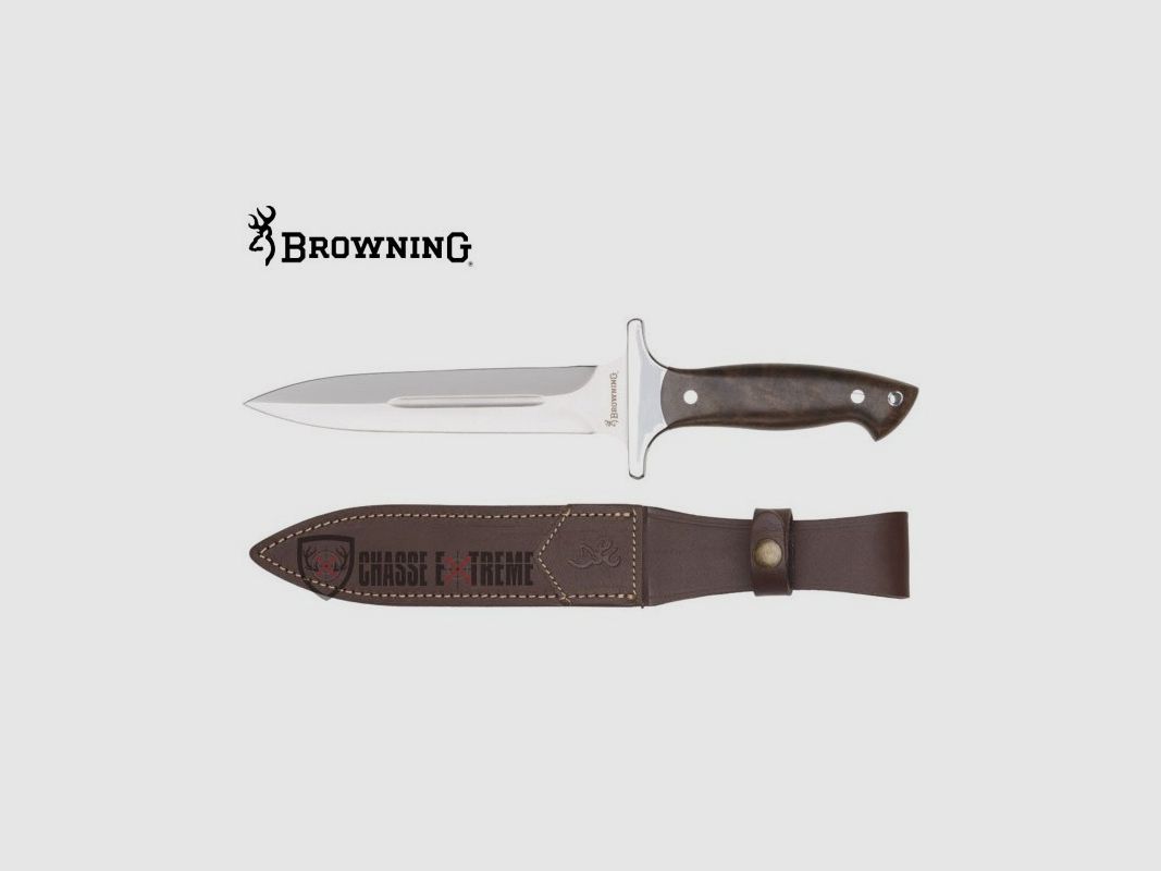 BROWNING Messer Dagger Holz Ölfinish 16 cm