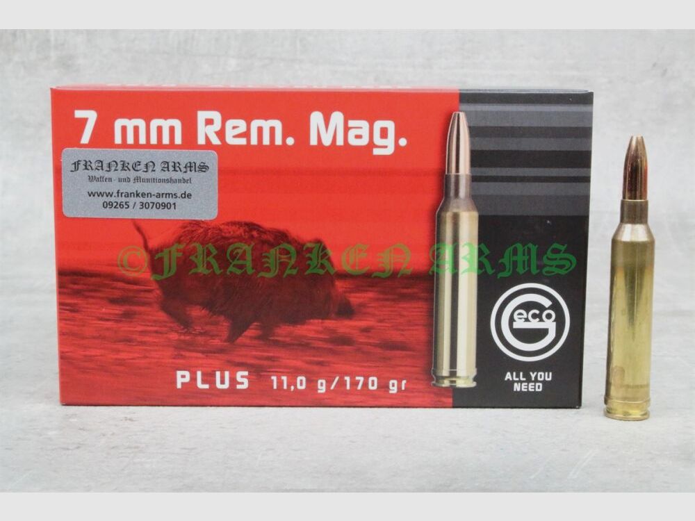 GECO Plus 7mm Rem. Mag. 170gr. 11g 20 Stück Staffelpreise