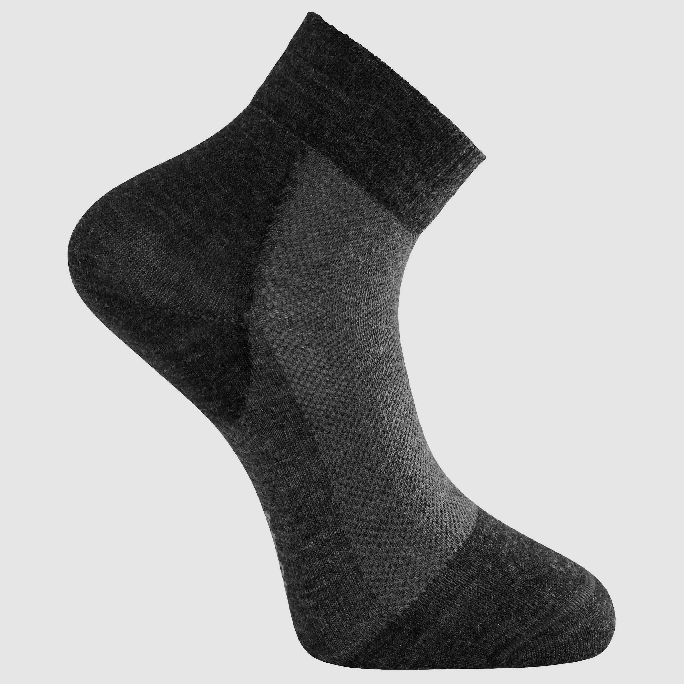 Woolpower Woolpower Socken Skilled Liner Short dunkelgrau schwarz