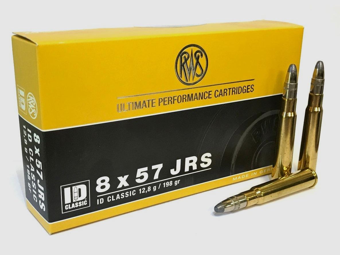 Büchsenpatronen RWS ID-Classic 8x57 IRS 12,8g. 198gr.!!!