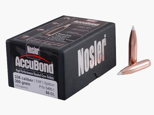 Nosler Geschoss Accubond .338/.338 300GR SPBT 50 Stück