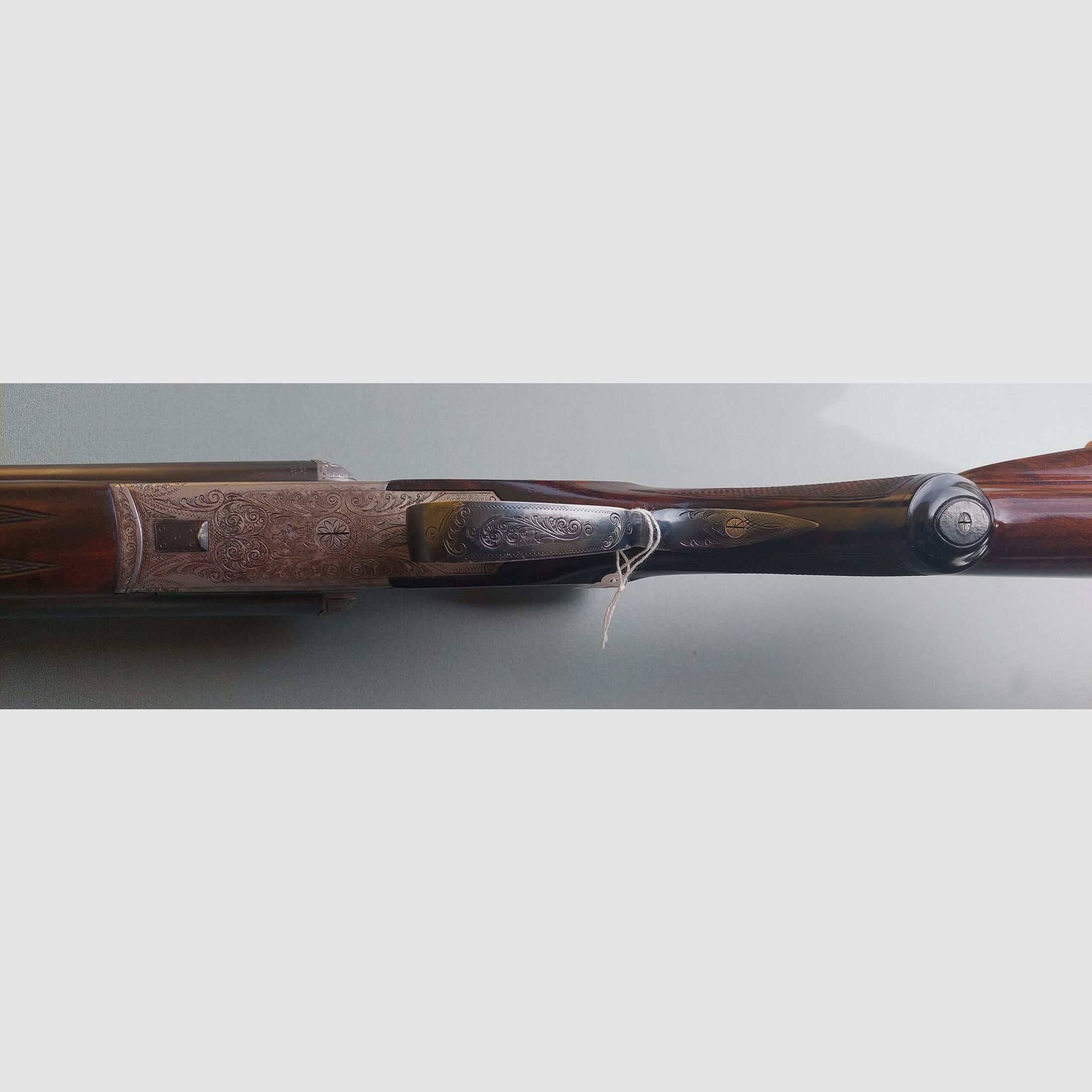 B 5 DRILLING SIMONS MOD. LUSSO KAL. 12-12-7X65R MIT SCHWEINEFUSS-MONTAGE UND ZEISS 6X42 OPTIK, Bild 3 von 8