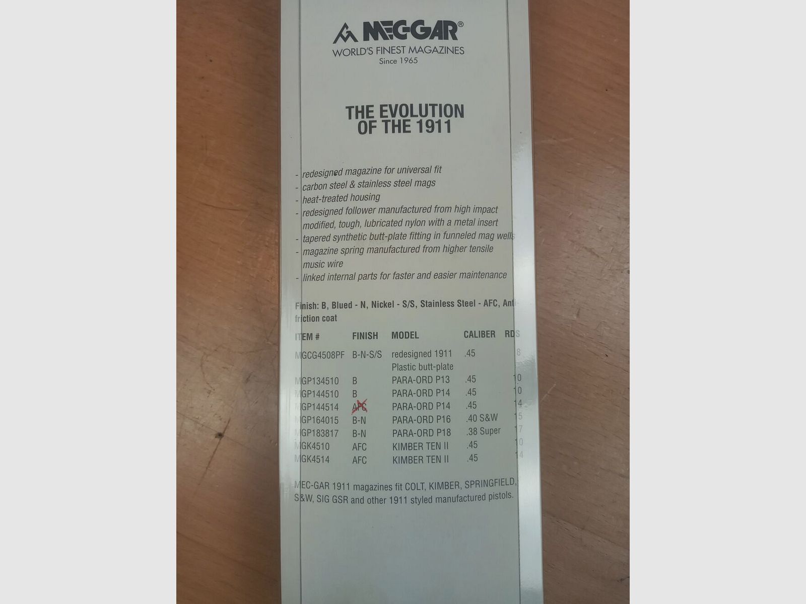 Voor Ordonnace / Mec Gar Voor Ordonnanz P14