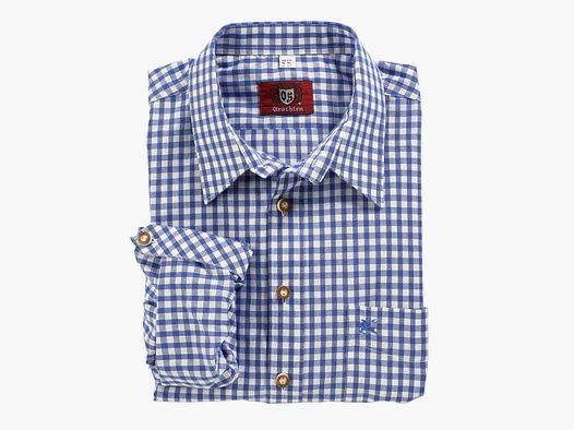 OS-Trachten Herren-Langarmhemd