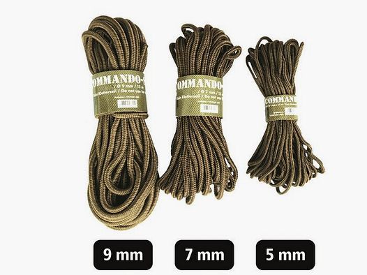 COMMANDO-SEIL COYOTE 9MM x 15 METER